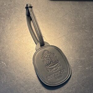 Diptyque leather luggage tag